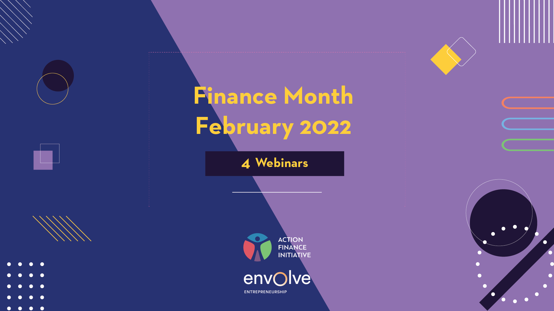 H Action Finance Initiative και το Envolve Entrepreneurship συνδιοργανώνουν το πρώτο Finance Month